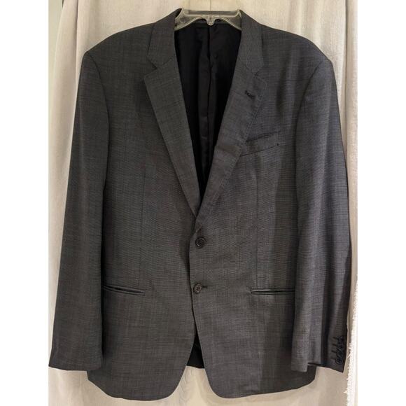 Armani Collezioni 100% Wool Men's Blazer 2 Button Double Vent Gray A+